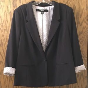 Kensie crepe blazer